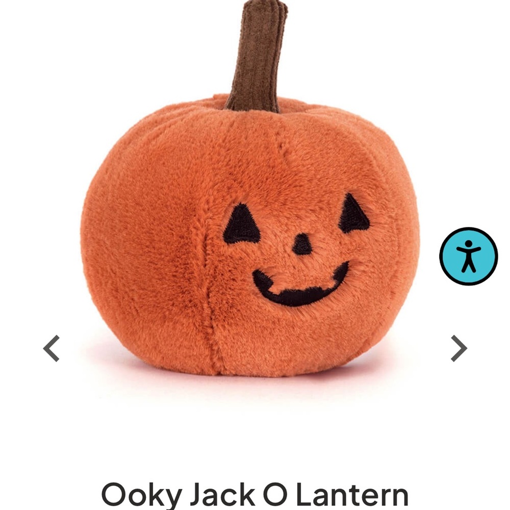 Jellycat Orange Pumpkin Plush Costume
